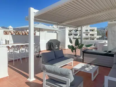 Schöner Platz zum Entspannen im Freien