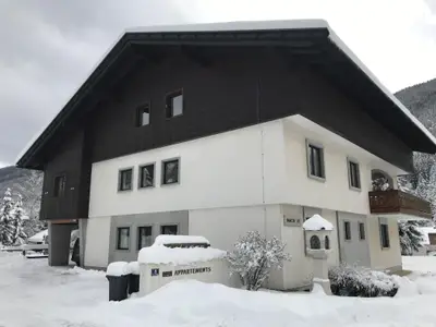 Ansicht von Norden im Winter