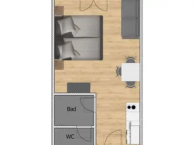 Grundriss Studio Kleiner Ötscher