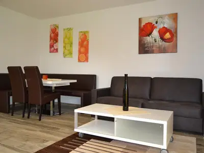 Ferienwohnung - Wohnzimmer