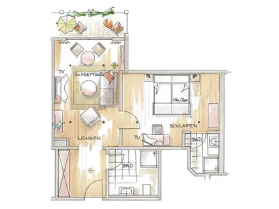 Suite für 4 Personen in Bad Birnbach 7/7