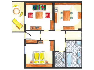 Suite für 2 Personen (100 m²) in Bad Birnbach 2/2