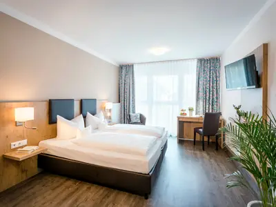 Blick in das Schlafzimmer