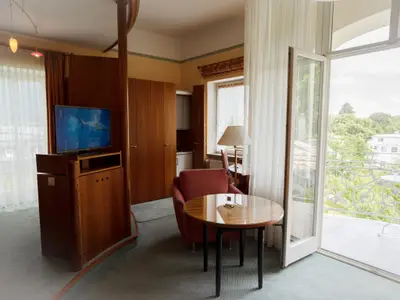 Wohnbereich, Juionsuite Villa Erika, Nebengrbäude