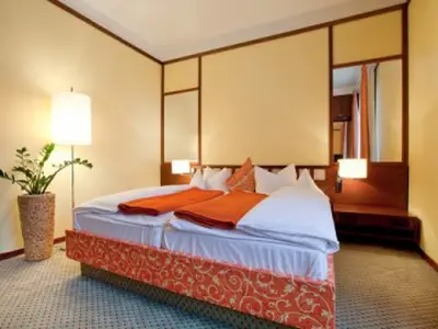 Suite Schlafbereich relexa hotel Bad Steben