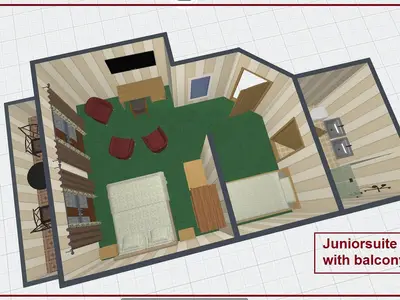 Suite für 3 Personen in Baden-Baden 3/9