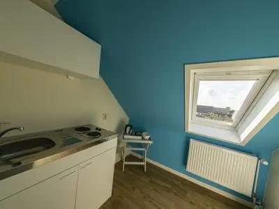 kleine, separate Küchenzeile