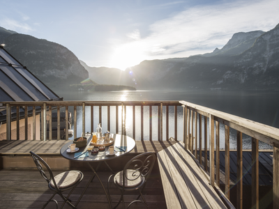 Penthouse Salz Frühstück auf Terrasse