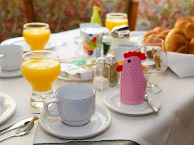 Frühstück in der Pension Grasl