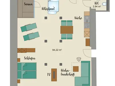 Suite für 2 Personen (117 m²) in Muhr Am See 7/10
