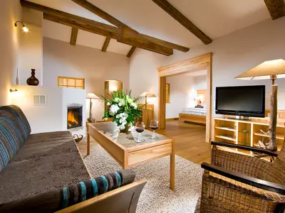 Wohn- und Schlafbereich Seniorsuite
