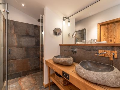 Badezimmer im Chalet