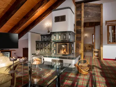 See Suite mit Blick zum Kamin