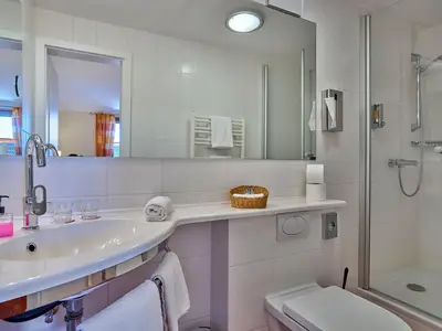 Badezimmer Berghofs.