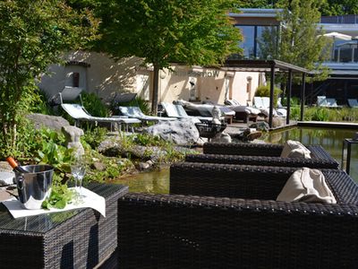 Wellnessgarten Liegeflächen