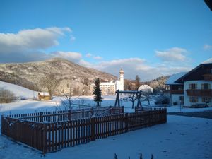 Haus in Winterlandschaft