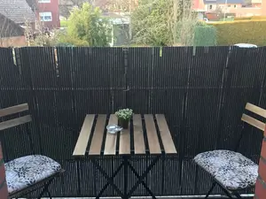 Balkon der Ferienwohnung mit Zugang über die Küche Balkon der Ferienwohnung mit Zugang über die Küche