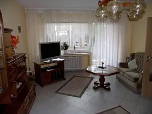 Das Wohnzimmer der Ferienwohnung Finke Das Wohnzimmer der Ferienwohnung Finke