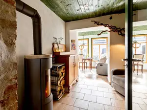 Fewo Romantik: Blick in den Wohnraum