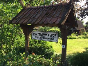 Bultmann's Hof Hinweisschild