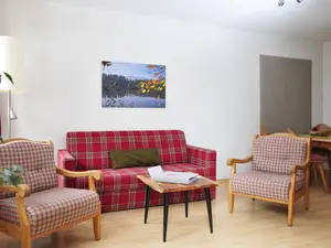 Ferienwohnung Sulzberg  Wohnbereich & Essecke