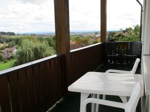 Ausblick vom Balkon