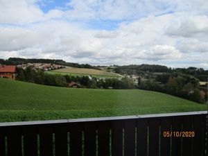 Ausblick vom Balkon