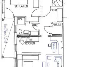 Plan Ferienwohnung Wolkenstube