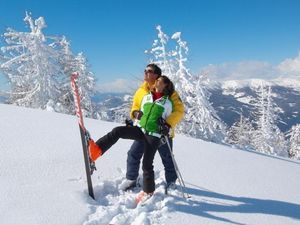 Spiel und Spass im Schnee