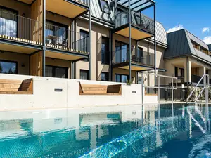 Außenansicht vom Pool Außenansicht vom Pool