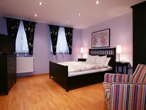 Blick in das Schlafbereich