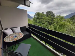 Loggia mit gemütlicher Sitzecke