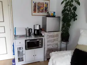 Kaffee-Ecke mit Elektrogeräten