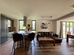 Küche und Wohnbereich