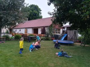 Spielen im Garten