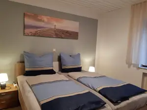 Schlafzimmer mit Doppelbett Schlafzimmer mit Doppelbett