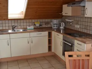 voll ausgestattete Wohnküche