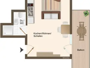 Appart. 6 -Übersicht