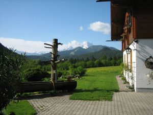 Terrasse mit Bergblick