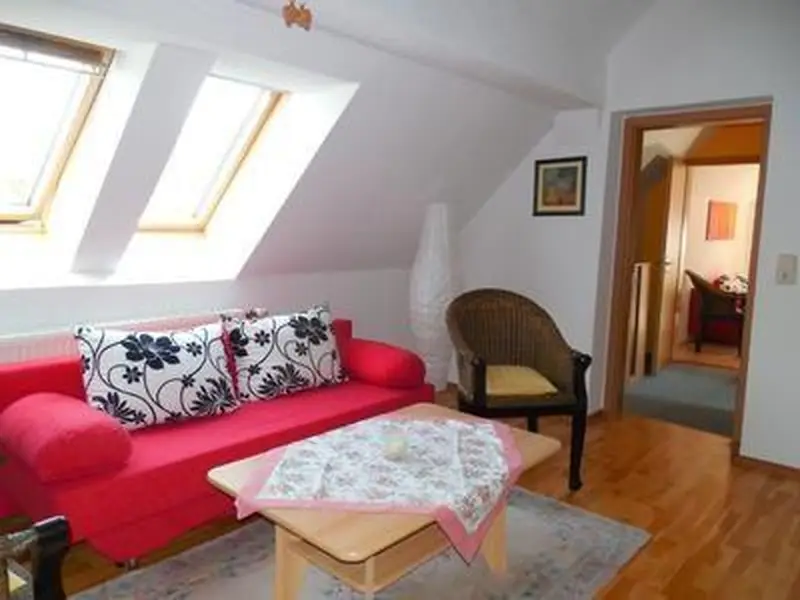 Schlafbereich. Aufbettung Schlafzimmer 1 oben
