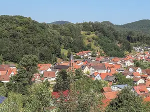 Panoramablick von Terrasse/Balkon