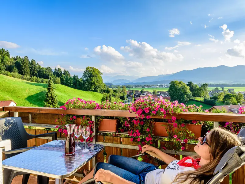 Haupthaus die Abendsonne genießen Haupthaus die Abendsonne genießen