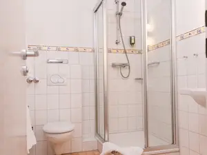 geräumiges und mordernes Duschbad