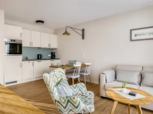 Wohnzimmer mit Küchenzeile