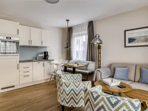 Wohnzimmer mit Küchenzeile