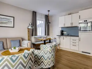 Wohnzimmer mit Küchenzeile