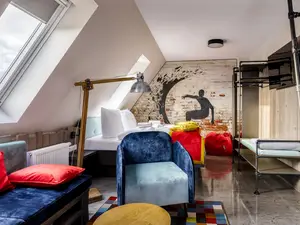 Kombinierbarer Wohn- und Schlafraum