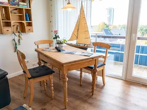 Essbereich im Wohnzimmer