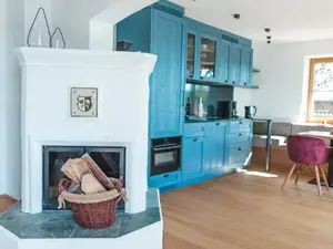 Kamin im Wohn-Esszimmer