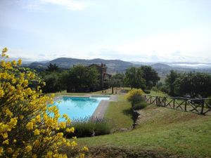 Villa Acaderospi und der Pool